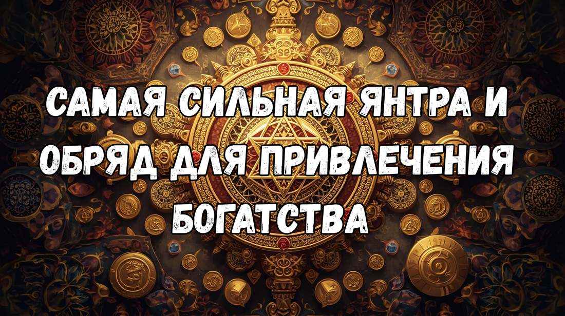 Самая Сильная Янтра и обряд для привлечения богатства