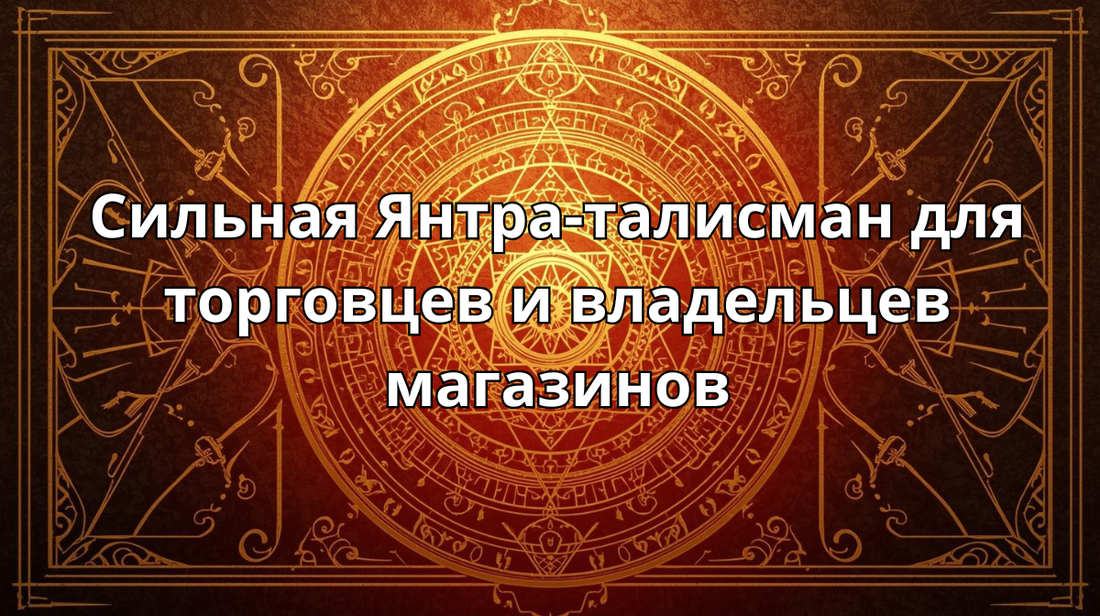 Янтра-Талисман для Торговли: Как Привлечь Покупателей и Удвоить Прибыль