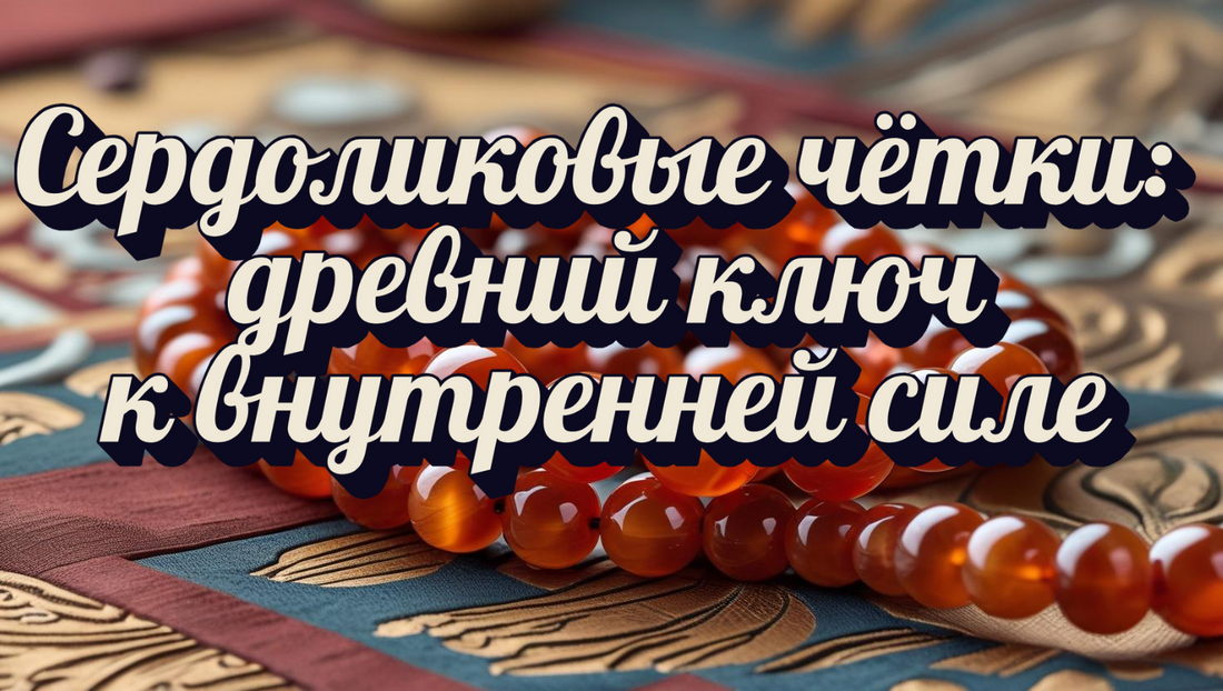 Сердоликовые чётки: древний ключ к внутренней силе
